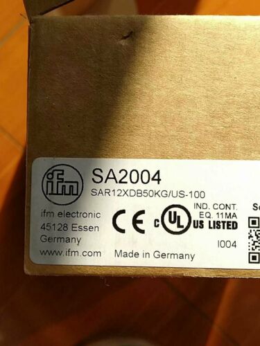 SA2004 IFM .CURRENT SENSOR . NEW IN BOX . 1PCS