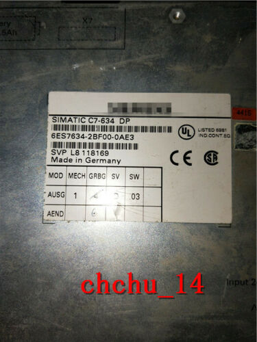 Siemens 6ES7634-2BF00-0AE3 6ES7 634-2BF00-0AE3 Normal work Fast delivery