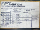 Siemens Fusible Combination FVNR Starter, 17CP92BF1081, NEMA Size 0