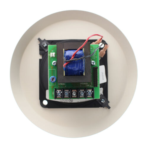 SIEMENS 500-699736 S-HP-C SPEAKER ASSEMBLY NOTIFICATION APPLIANCE, 25/70V, WHITE