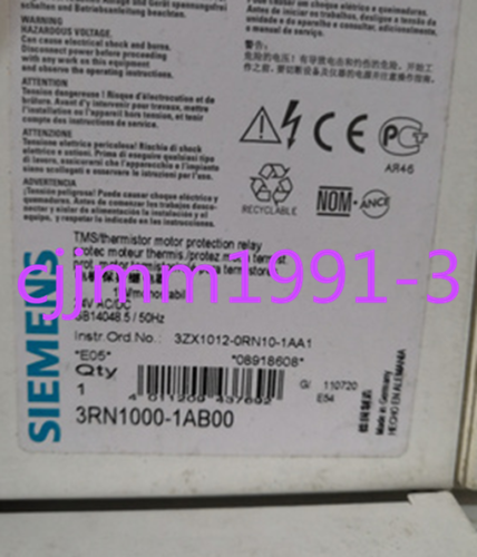 1PC New Siemens Relay 3RN1000-1AB00