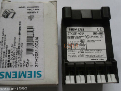 1pcs New Siemens contactor relays 3TH2081-0GU4 DC21.5V
