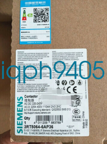 For fit Siemens 3RT5064-6AP36 contactor*