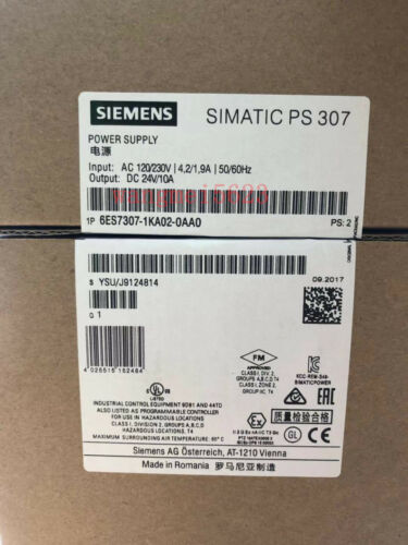 1PC New SIEMENS 6ES7 307-1EA01-0AA0 SIMATIC S7 POWER SUPPLY 6ES7307-1EA01-0AA0