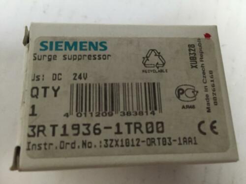 SIEMENS 3RT1936-1TR00 24VDC SURGE SUPPRESSOR NEW QUANTITY!!