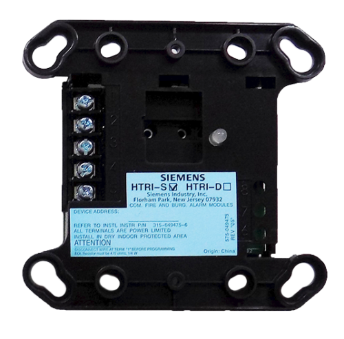 SIEMENS HTRI-S INTELLIGENT SINGLE INPUT INTERFACE MODULE P/N: 500-0333370