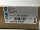 New! Siemens 3RT1945-5AG21 Coil (