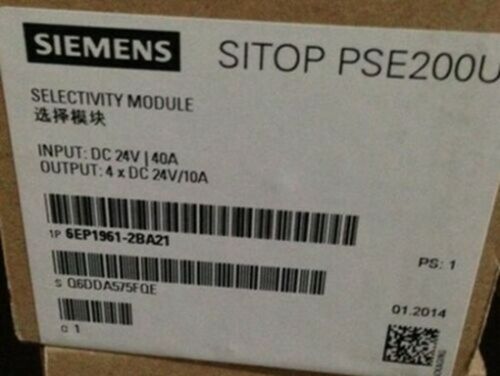 1PCS New Siemens 6EP1961-2BA21 Selectivity