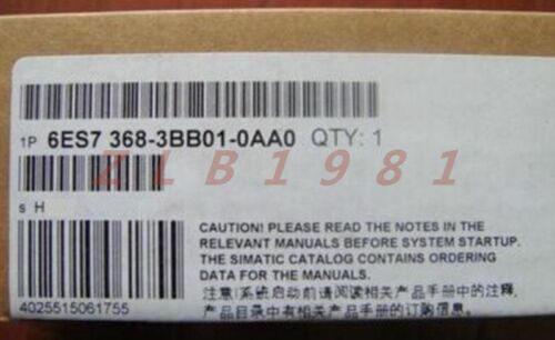 ONE NEW- Siemens 6ES7368-3BB01-0AA0