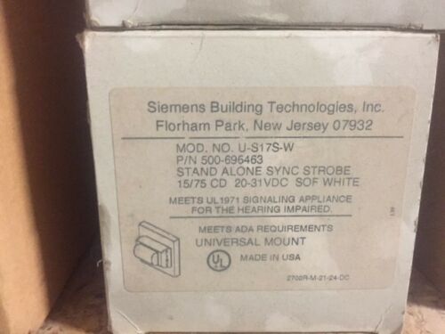 SIEMENS 500-696463 HORN WITH STROBE