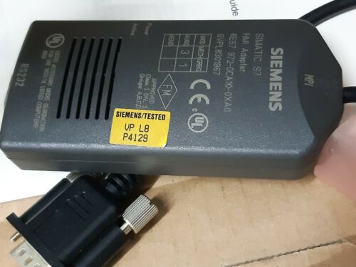 SIEMENS 6ES7972-0CA10-0XA0 6ES79720CA100XA0 ADAPTER HMI RS232/3964