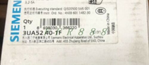 ONE NEW SIEMENS Thermal Overload Relay 3UA5240-1F 3.2-5A