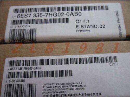 ONE NEW- Siemens 6ES7335-7HG02-0AB0