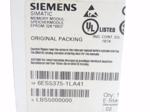 SIEMENS 6ES5375-1LA41 NSFS
