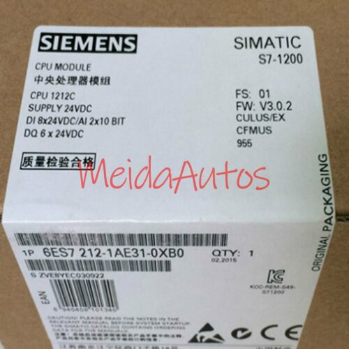 New in box Siemens 6ES7212-1AE31-0XB0 6ES7 212-1AE31-0XB0 One year warranty