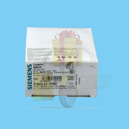 1PC Siemens New Contactor 380V 3TB43 22-0XQ0 3TB4322-0XQ0 One year warranty