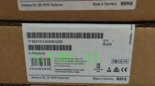 ONE Siemens 6ES7 412-5HK06-0AB0 6ES74125HK060AB0 NEW