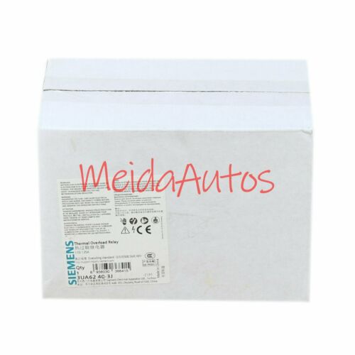 New in box Siemens 3UA62 40-3J 110-135A Thermal Overload Relay One year warranty