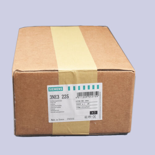 3PCS Siemens 3NE3225 3NE3 225 Fuse 200A 1000V new