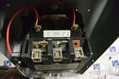 14FSH32BF Siemens Size 2 Enclosed Starter 120v Coil ESP100 48BSH3M20 Overload