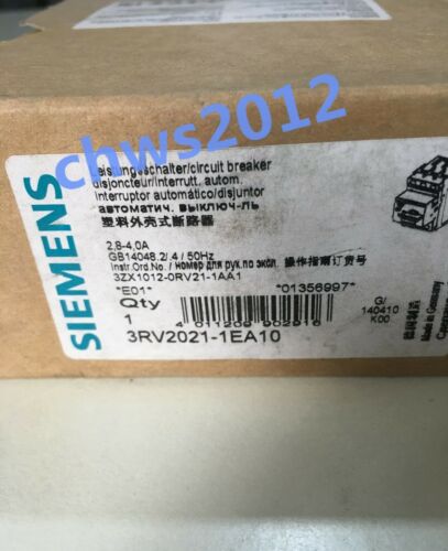 1 PCS NEW IN BOX Siemens 3RV2021-1EA10 circuit breaker 2.8-4A