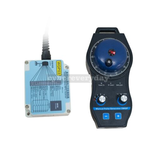 SWGP 5-Axis Wireless MPG CNC Handwheel Pendant Fit for FANAC SIEMENS MITSUBISHI