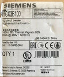 NEW SIEMENS HCX3B100 CIRCUIT BREAKER 100A 3 POLE 3VL1110-2KM30-0AA0