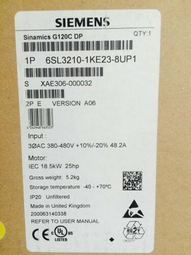 1PC NEW Siemens 6SL3210-1KE23-8UP1 #RS8