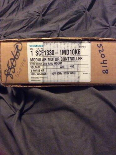 SIEMENS SCE1330-1MF10K6 Modular Motor Controller