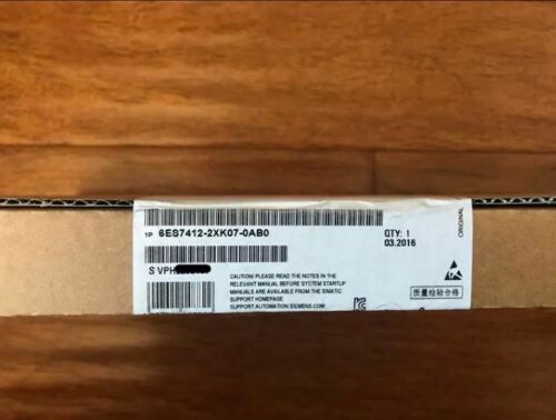 6ES7412-2XK07-0AB0 SIEMENS DIGITAL PROCESSING UNIT CPU412-2 NEW IN BOX .1PCS