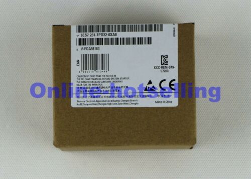 New Siemens plc EM231 6ES7 6ES7231-7pd22-0xa8