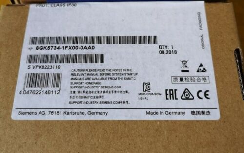 1PC New In Box SIEMENS 6GK5 734-1FX00-0AA0 SIMATIC NET SCALANCE Ethernet Module