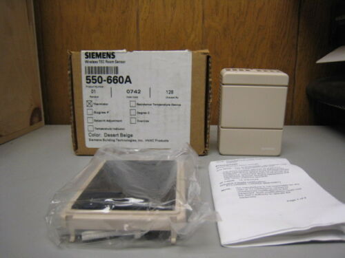 Siemens TEC room Temperature Sensor 550-660A NEW FREE SHIPPING