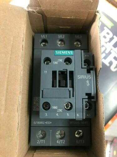 Siemens 3RT2035-1KB40 Contactor 24V 40A 18.5kW 1 N.O. 1 N.C.