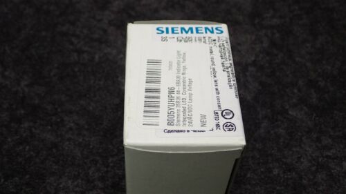 SIEMENS 3SB36 44-6BA30 Indicator Light Integrated LED, Concentric Rings, Yellow