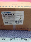 Siemens Molded Case Circuit Breaker ED43B030L New In Box