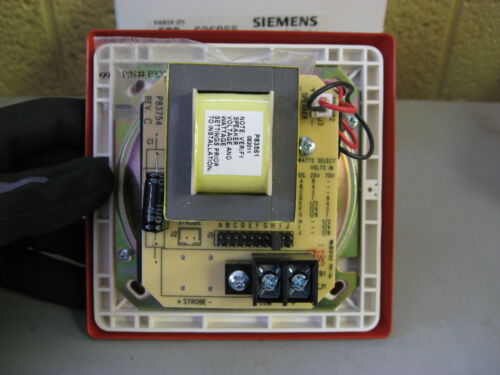 New Siemens SET-R Low Profile Fire Alarm Speaker Red 500-636055 Free Shipping