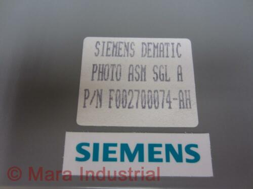 Siemens F002700074-AH Enclosure For Photo Switches F002700074AH