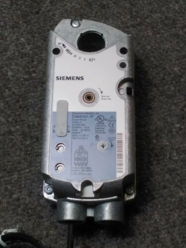 SIEMENS GMA151.1P GMA SERIES SPRING RETURN ROTARY DAMPER ACTUATOR 24 VAC/VDC