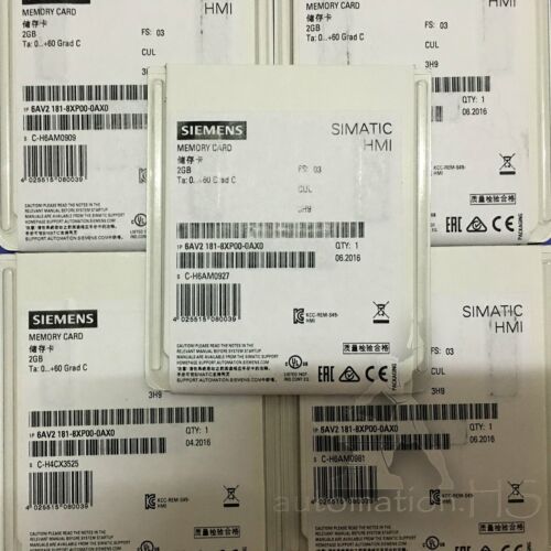 New Siemens 6AV2181-8XP00-0AX0 SD memory card 2GB 6AV2 181-8XP00-0AX0