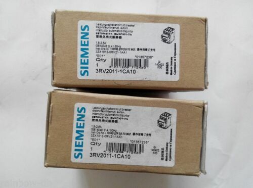 3RV2011-1CA10 3RV20111CA10 1 PC New Siemens Circuit Breaker In Box free shipping