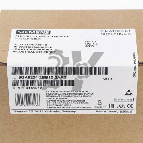 1PC SIEMENS Ethernet Module 6GK5204-2BB10-2AA3 6GK5 204-2BB10-2AA3 New