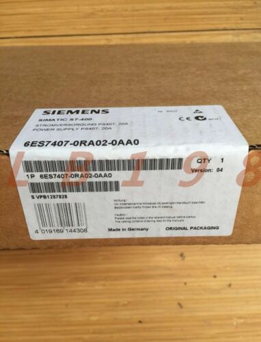 One NEW- Siemens 6ES7407-0RA02-0AA0