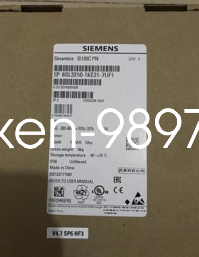 1PC New Siemens 6SL3210-1KE21-7UF1