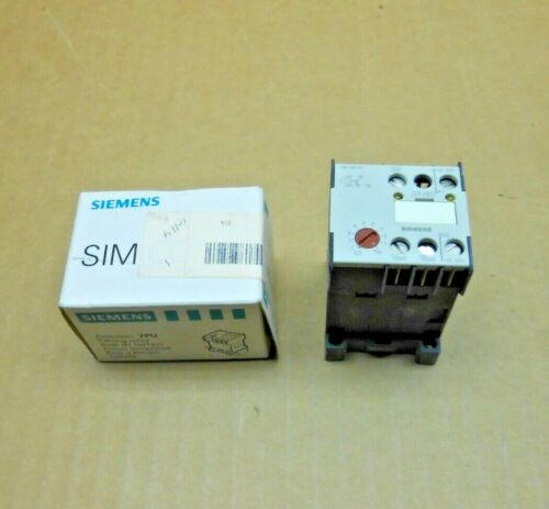 1 NIB SIEMENS 7PU8040-1AB30 7PU80401AB30 ON DELAY TIMER RELAY .5-10SEC UC 24V