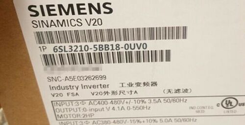 1PC New SIEMENS Inverter 6SL3210-5BB18-0UV0