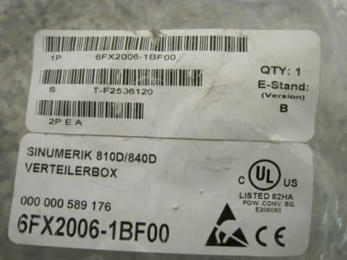 New Siemens 6FX2006-1BF00 SINUMERIK Verteiler Box Distributor For Handheld Unit