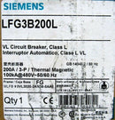 NEW SIEMENS LFG3B200L CIRCUIT BREAKER 200A 480V 3 POLE