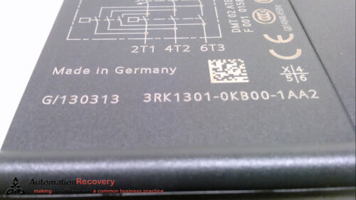 SIEMENS 3RK1301-0KB00-1AA2, ET 200S MOTOR STARTER, 400V .9-1.25A, NEW