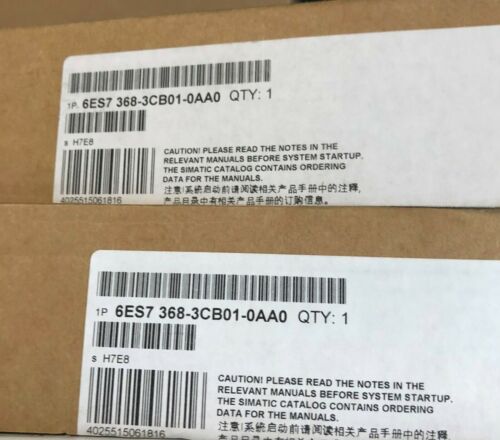 In Stock New & Original Siemens 6ES7368-3CB01-0AA0